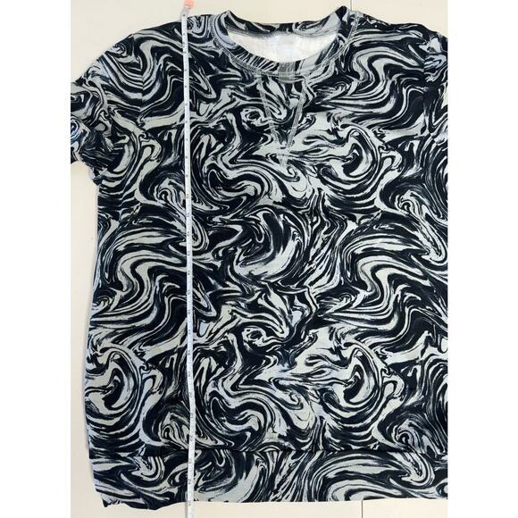 zuda Z-Knit Crewneck Pullover Cool Gray Swirl Size S NWOT - Picture 8 of 8